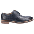 Hush Puppies Bryson Chaussures Richelieu En Cuir Pour Hommes, Bleu Marine