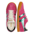 Gola Elan Glitz Chaussures De Sport Roses Pour Femmes En Daim