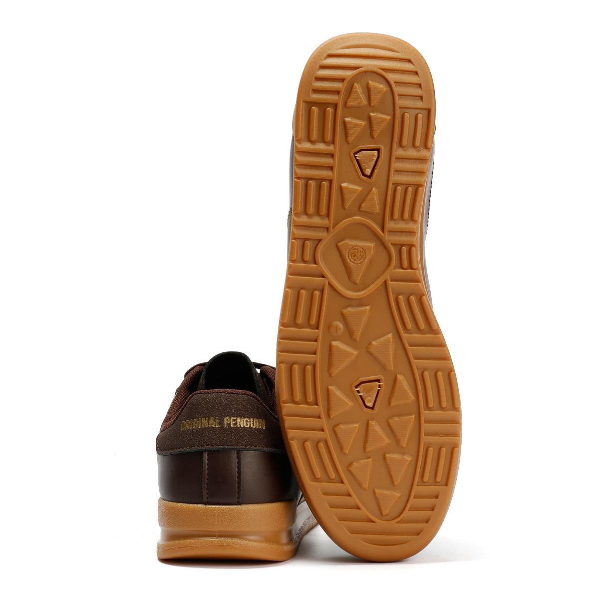 Penguin Giovanni Baskets Brunes Pour Hommes