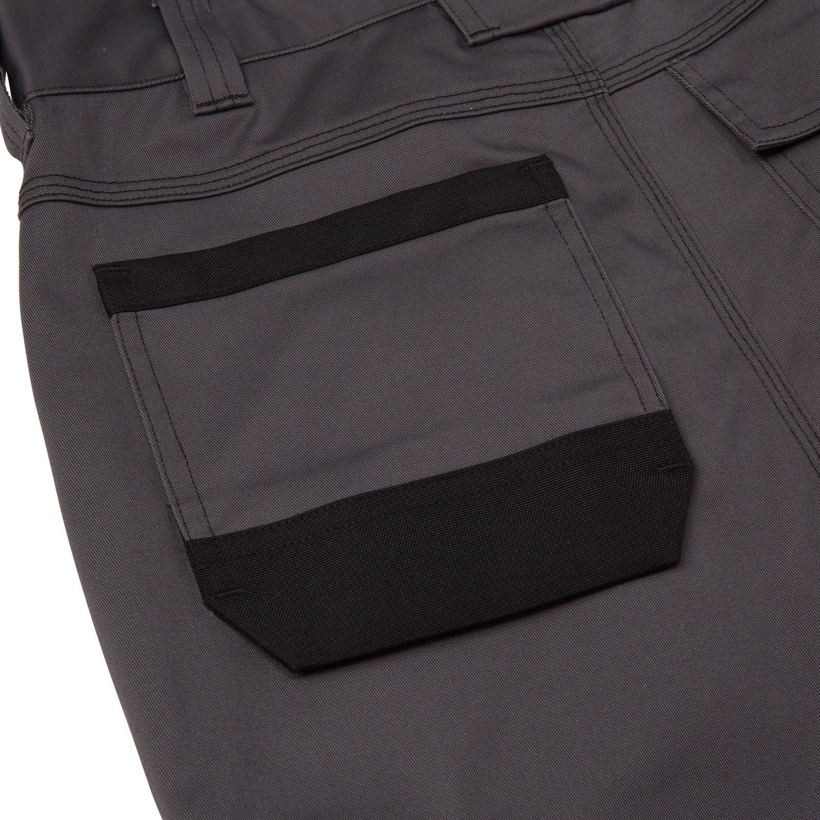 Caterpillar Essential Stretch Holster Shorts De Travail Gris Pour Hommes En Polyester