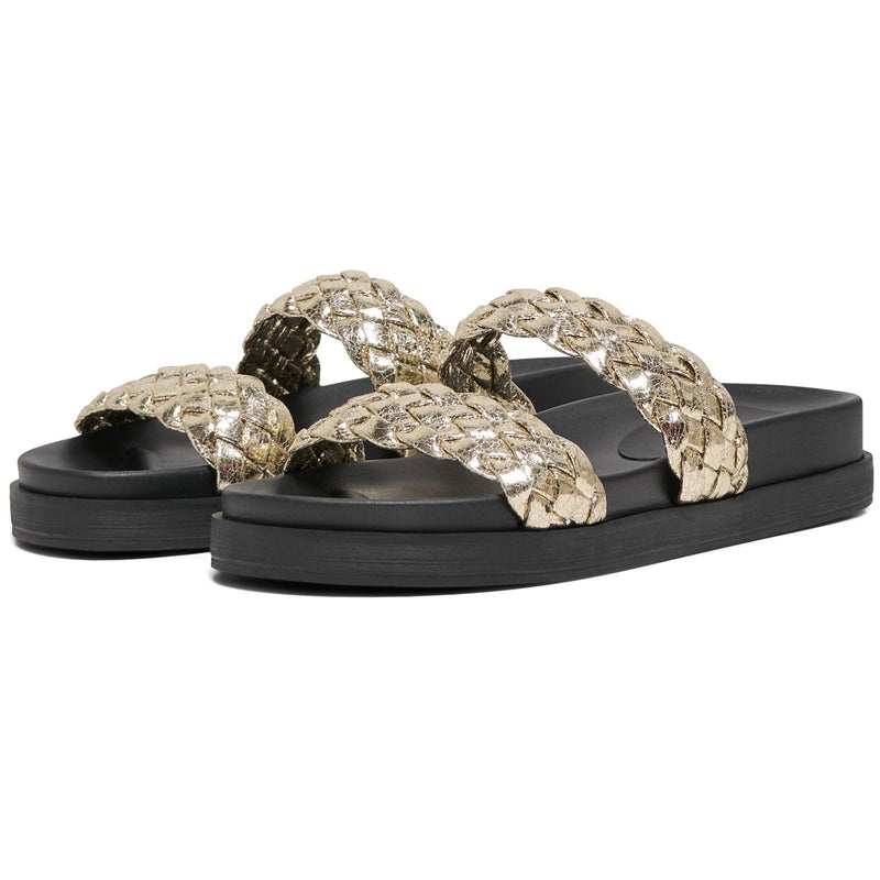 ONLY MINNIE 16 Sandales Pour Femmes En Synthétique Doré