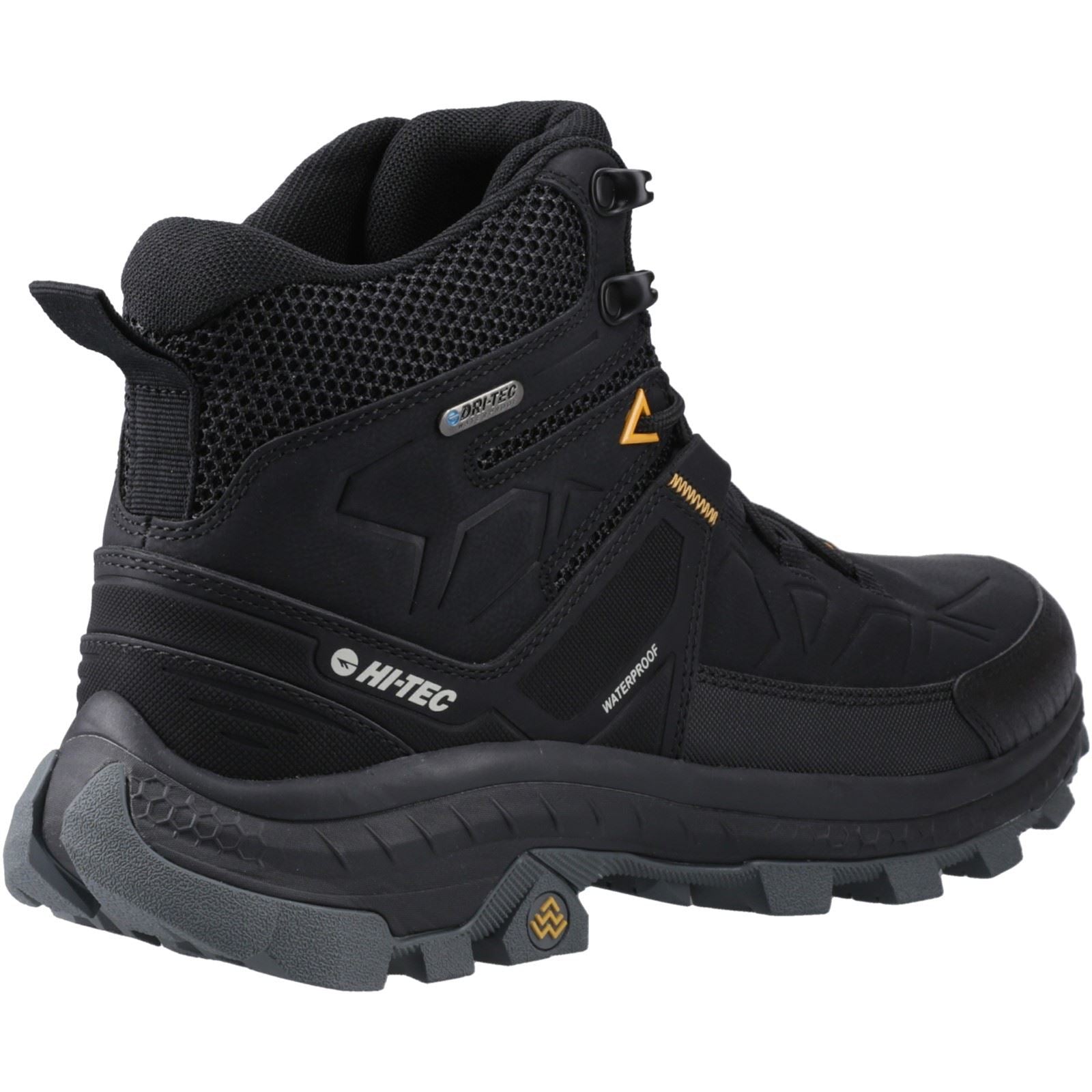 Hi-Tec Rainier Chaussures De Randonnée Noires Pour Homme En Polyester