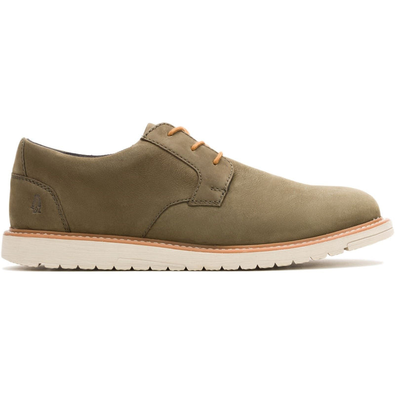 Hush Puppies Jenson Oxford Chaussures À Lacets En Cuir Pour Homme Couleur Olive