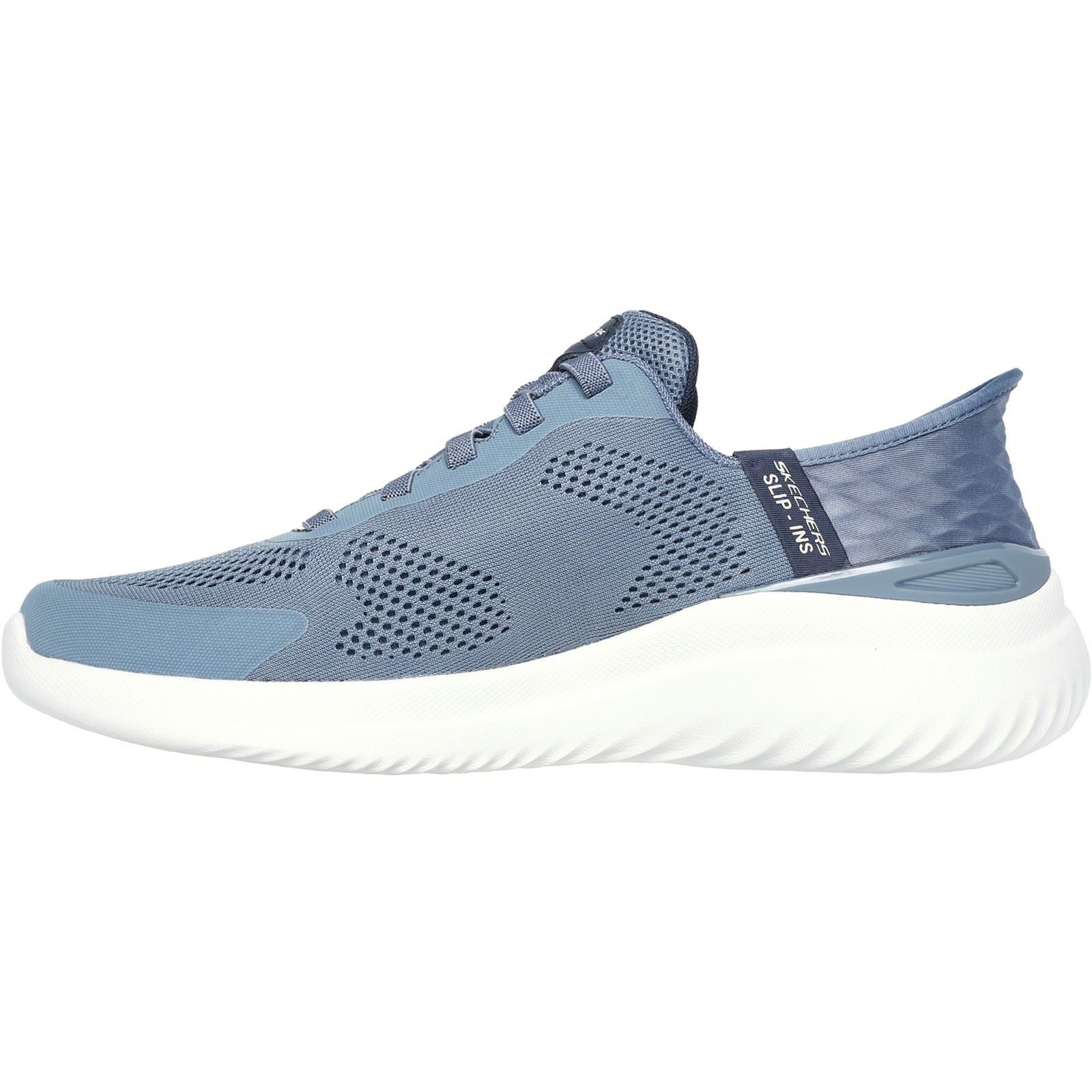 Skechers Bounder 2.0 Emerged Baskets Pour Hommes En Toile Gris Ardoise