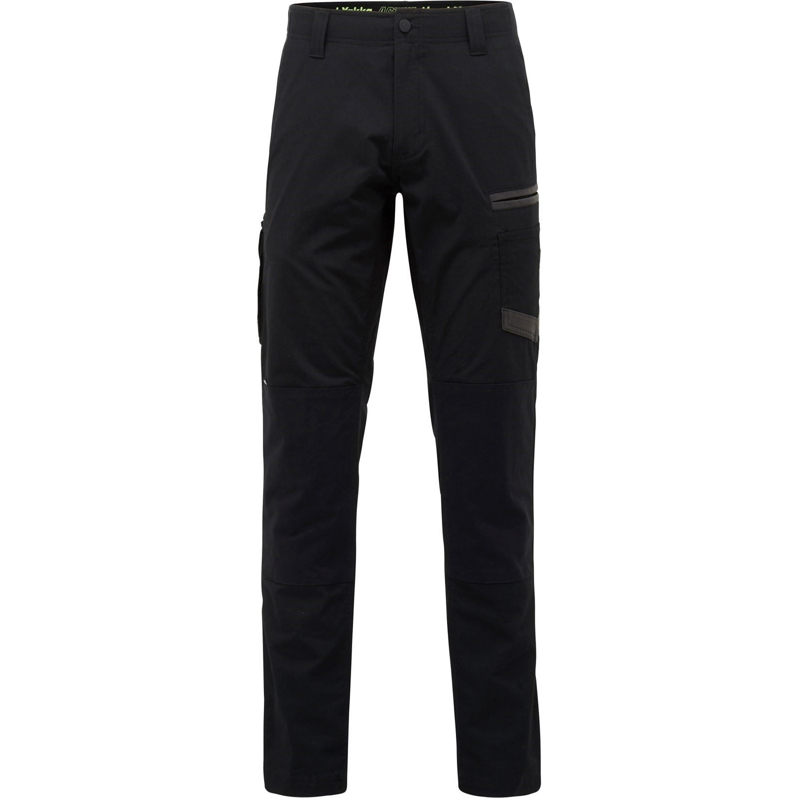 Hard Yakka Raptor Active Pantalons Noirs En Coton Pour Hommes - Extérieur