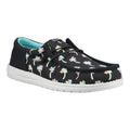 HEYDUDE Wally Funk Party Palm Chaussures Mocassins Homme En Coton Noir/Multicolore