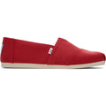 TOMS Alpargata Espadrilles Pour Hommes En Coton 100% Rouge