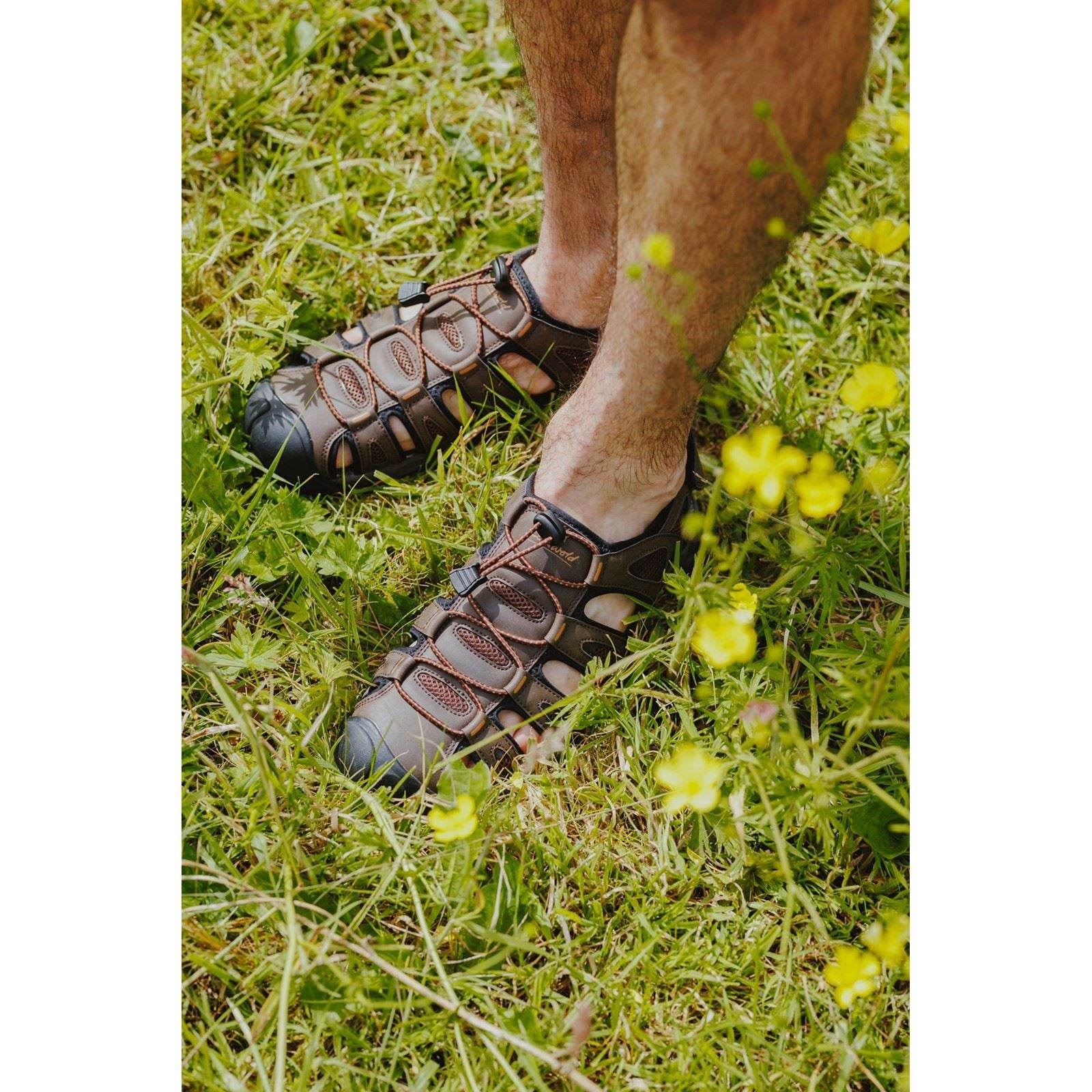Cotswold Ampney Sandales Marron Pour Homme En Polyuréthane