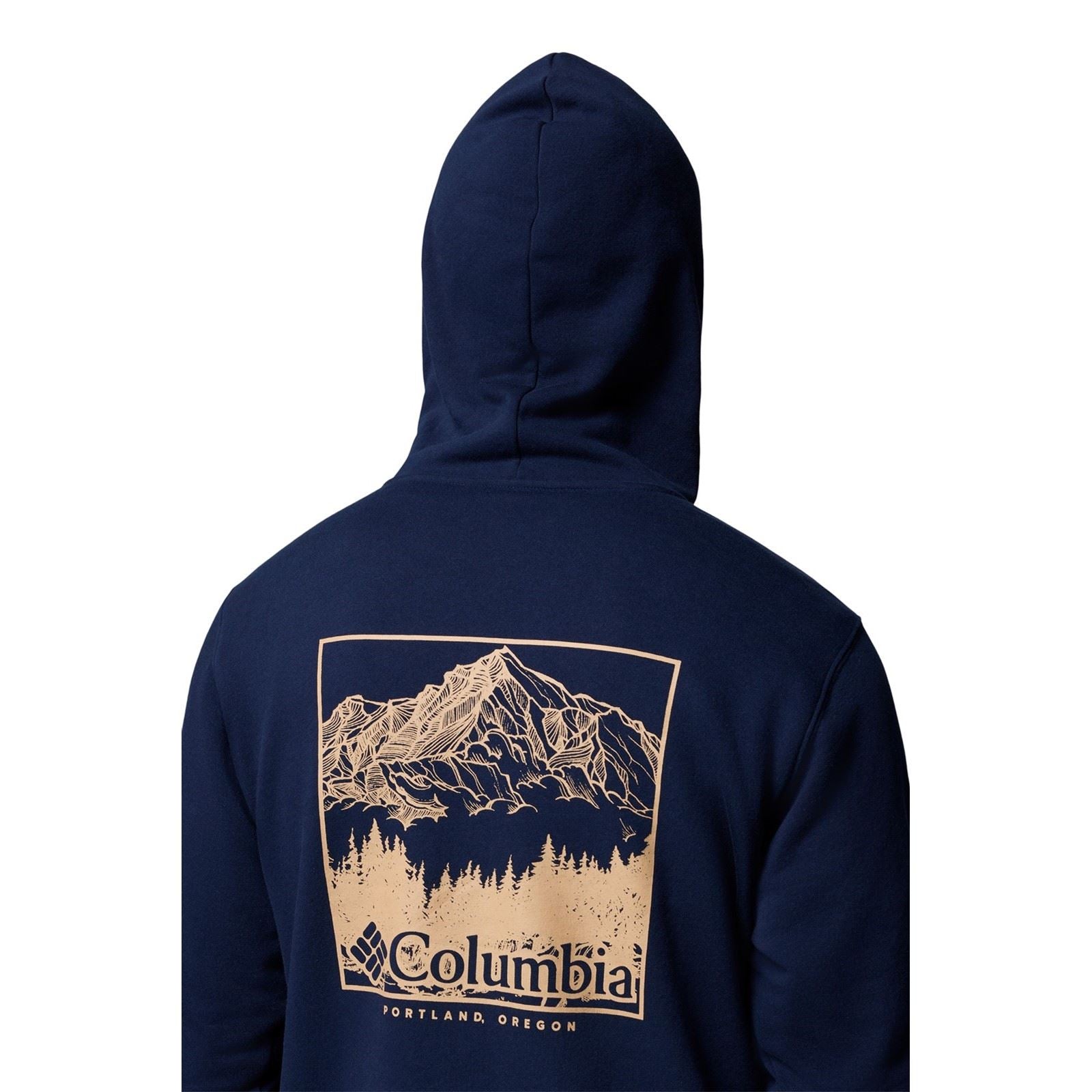 Columbia Columbia Trek Graphic Hoodie Haut De Sweat À Capuche Graphique Trek En Coton Pour Homme, Bleu