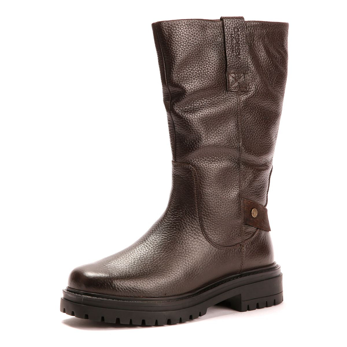 Osprey London The Gabarron Bottes En Cuir Pour Femmes Marron