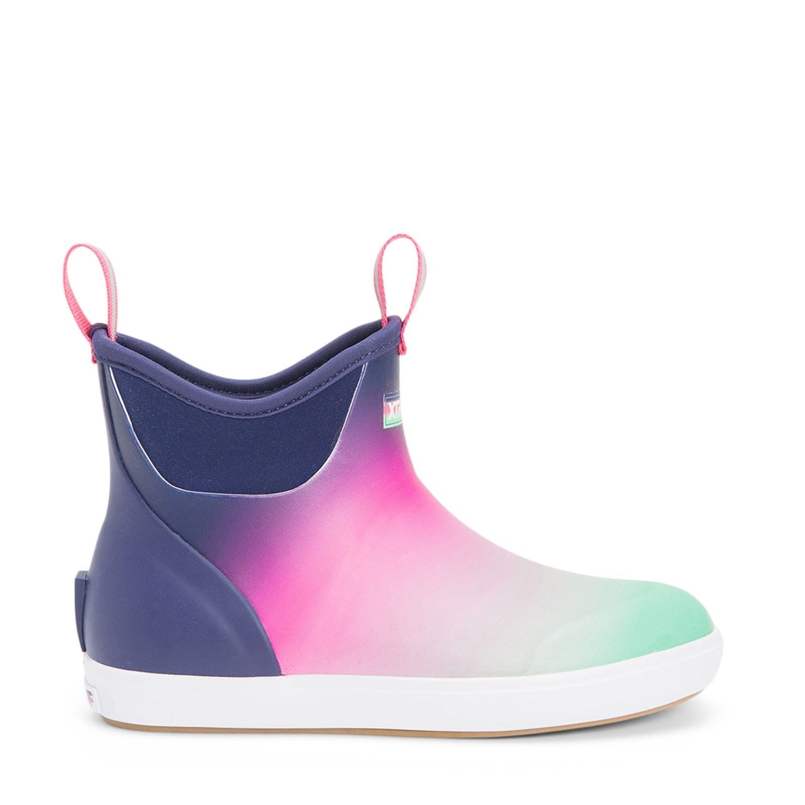 Xtratuf Bottes De Pluie Aurora Wellington En Caoutchouc Violet À Cheville