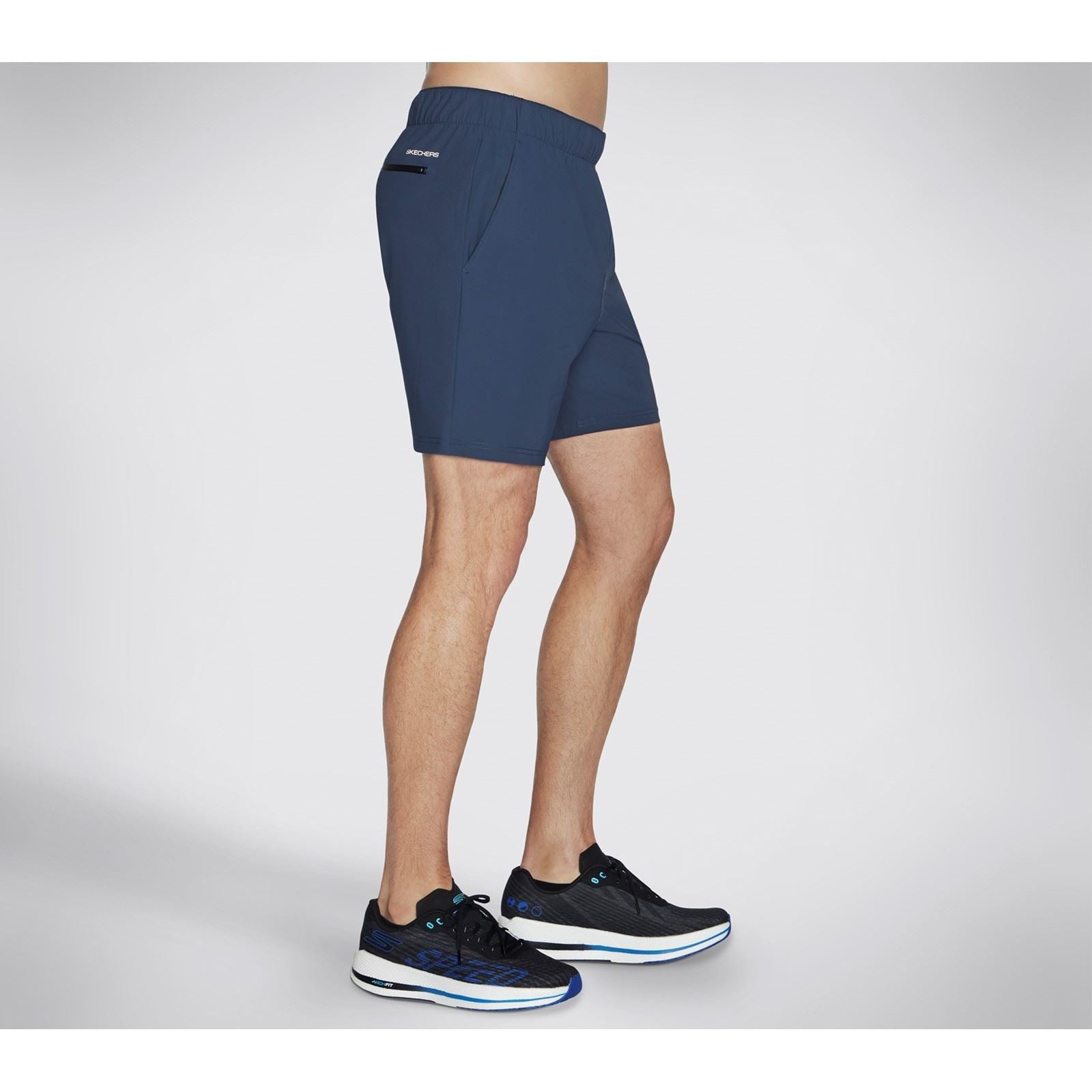 Skechers Performance GOSTRETCH Ultra Shorts Actifs En Nylon Pour Hommes Gris