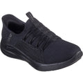 Skechers Relaxed Fit Sport Ballet Chic Sneakers Noires Pour Femmes En Textile