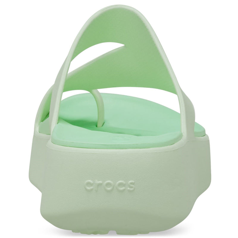 Crocs Getaway Platform Sandales Pour Femmes En Matière Plastique De Couleur Jade