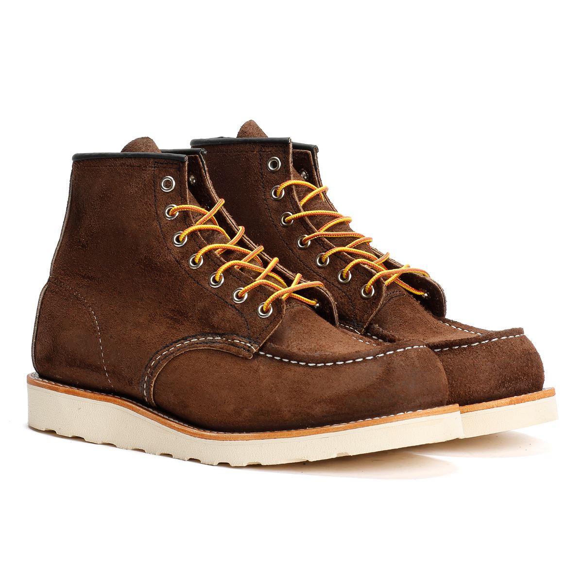 Red Wing 8836 6 Inch Moc Toe Bottes Brunes Pour Hommes En Suède