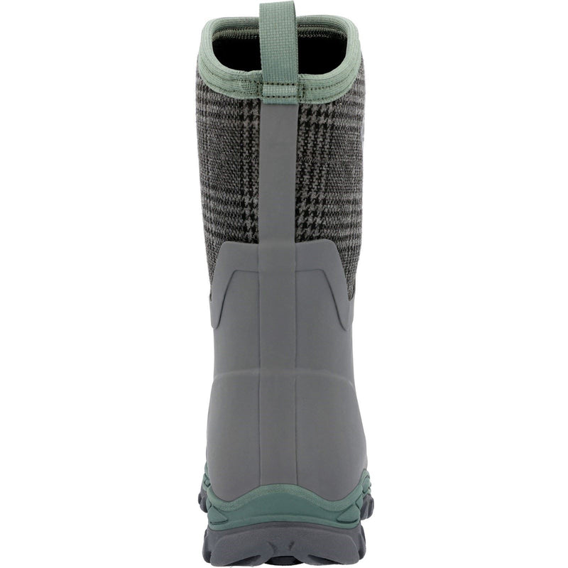 Muck Boots Arctic Sport II Bottes En Caoutchouc Grises À Carreaux