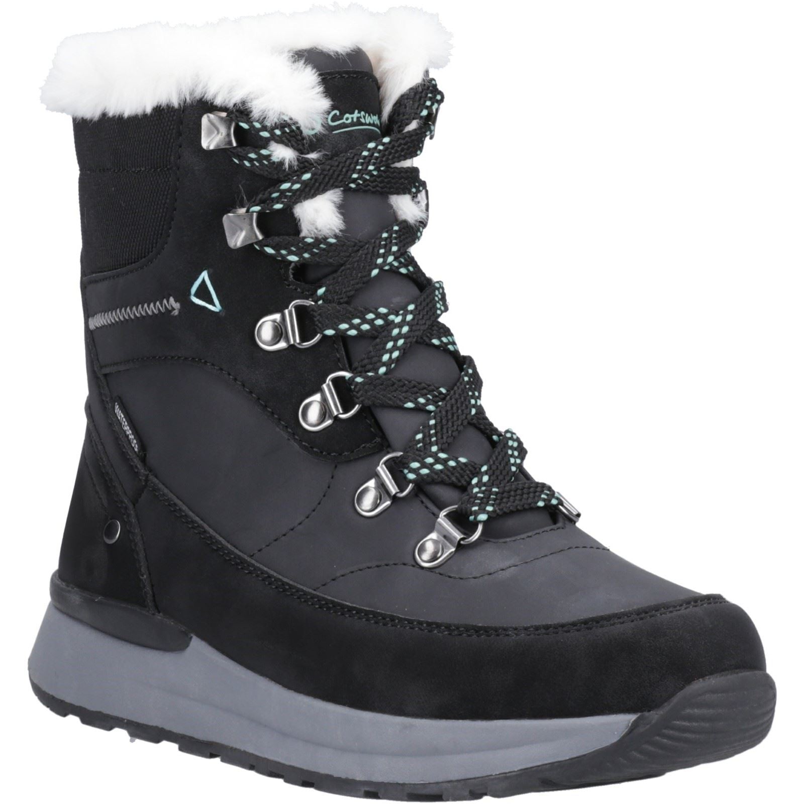 Cotswold Sheephouse Chaussures De Randonnée Noires Pour Femmes En Textile