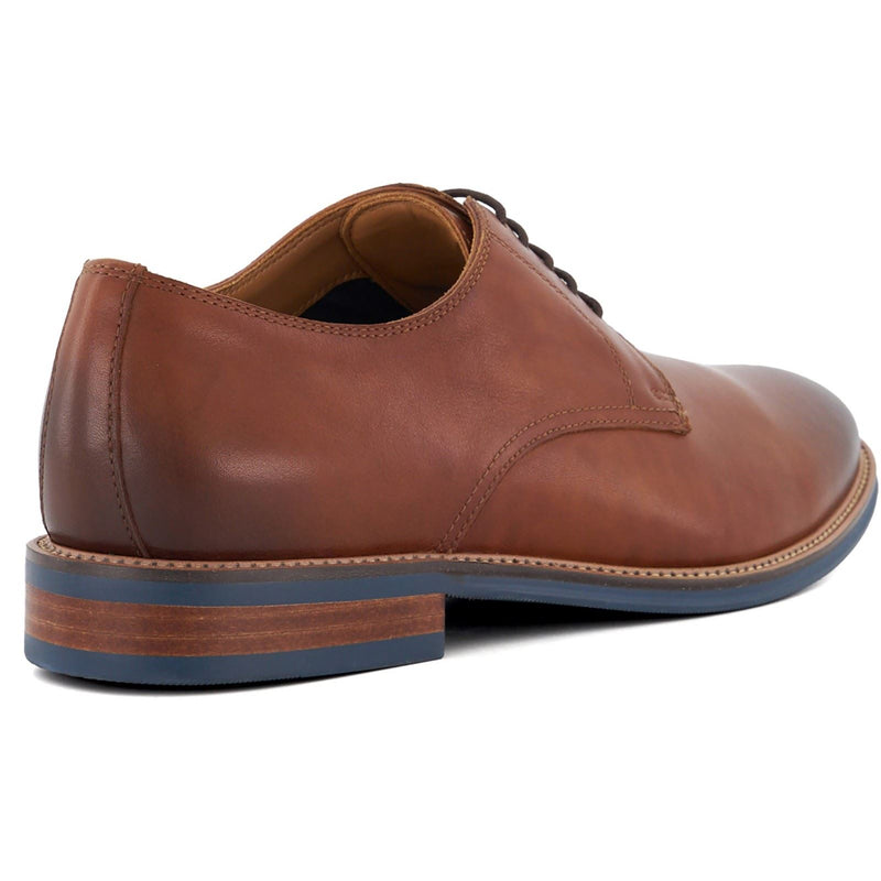 Dune Stanley Chaussures À Lacets En Cuir Pour Homme Couleur Fauve