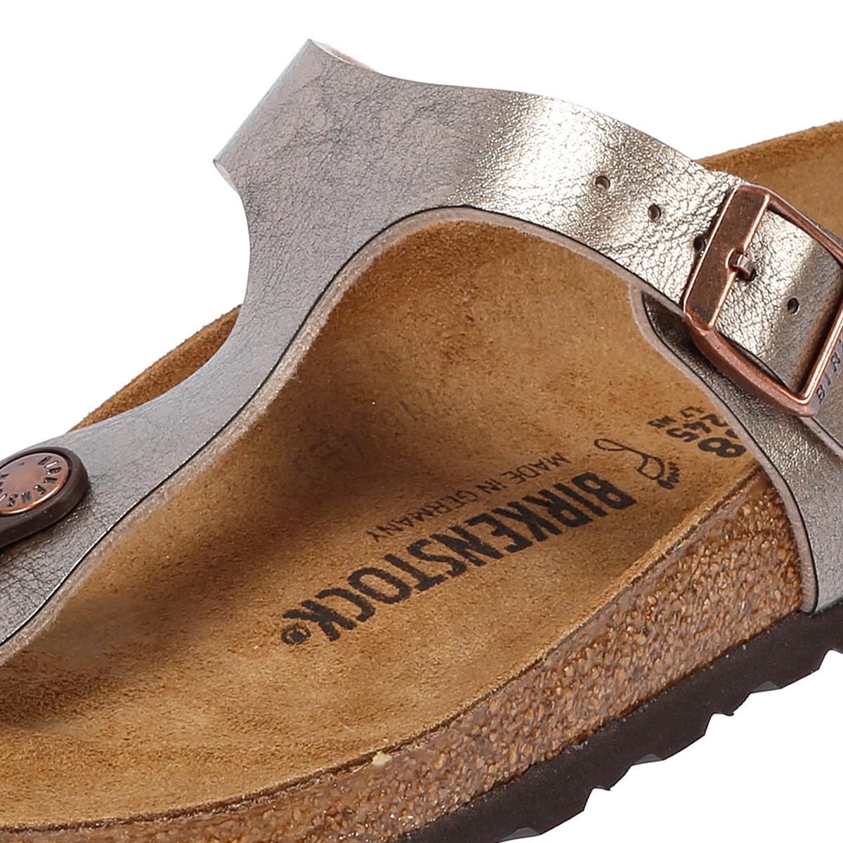 Birkenstock Gizeh Birko Flor Sandales Élégantes Pour Femmes En Taupe.