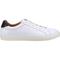 Hush Puppies Colton Baskets Blanches En Cuir Pour Hommes