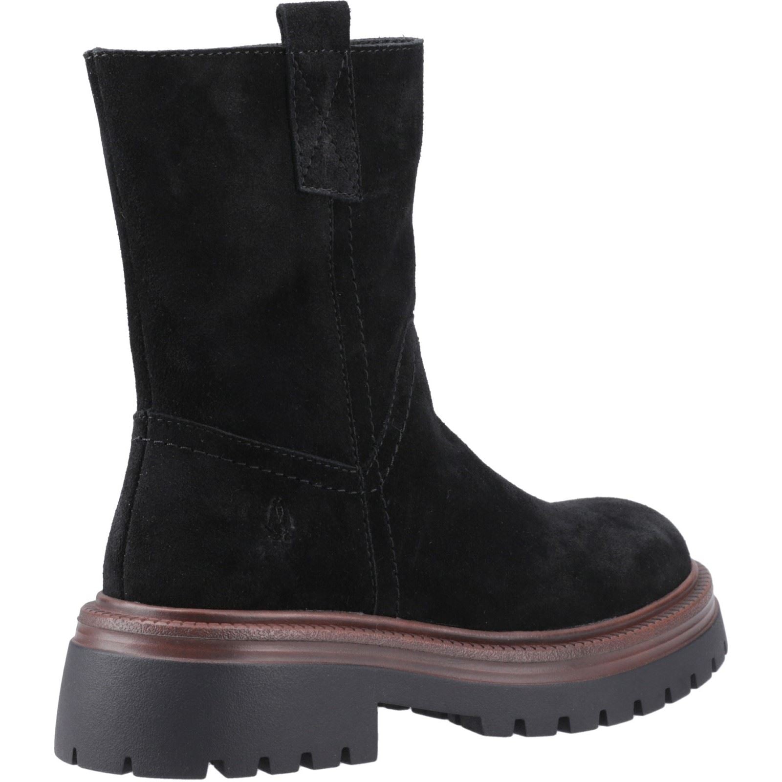 Hush Puppies Rebecca Femmes Bottes Noires En Suède