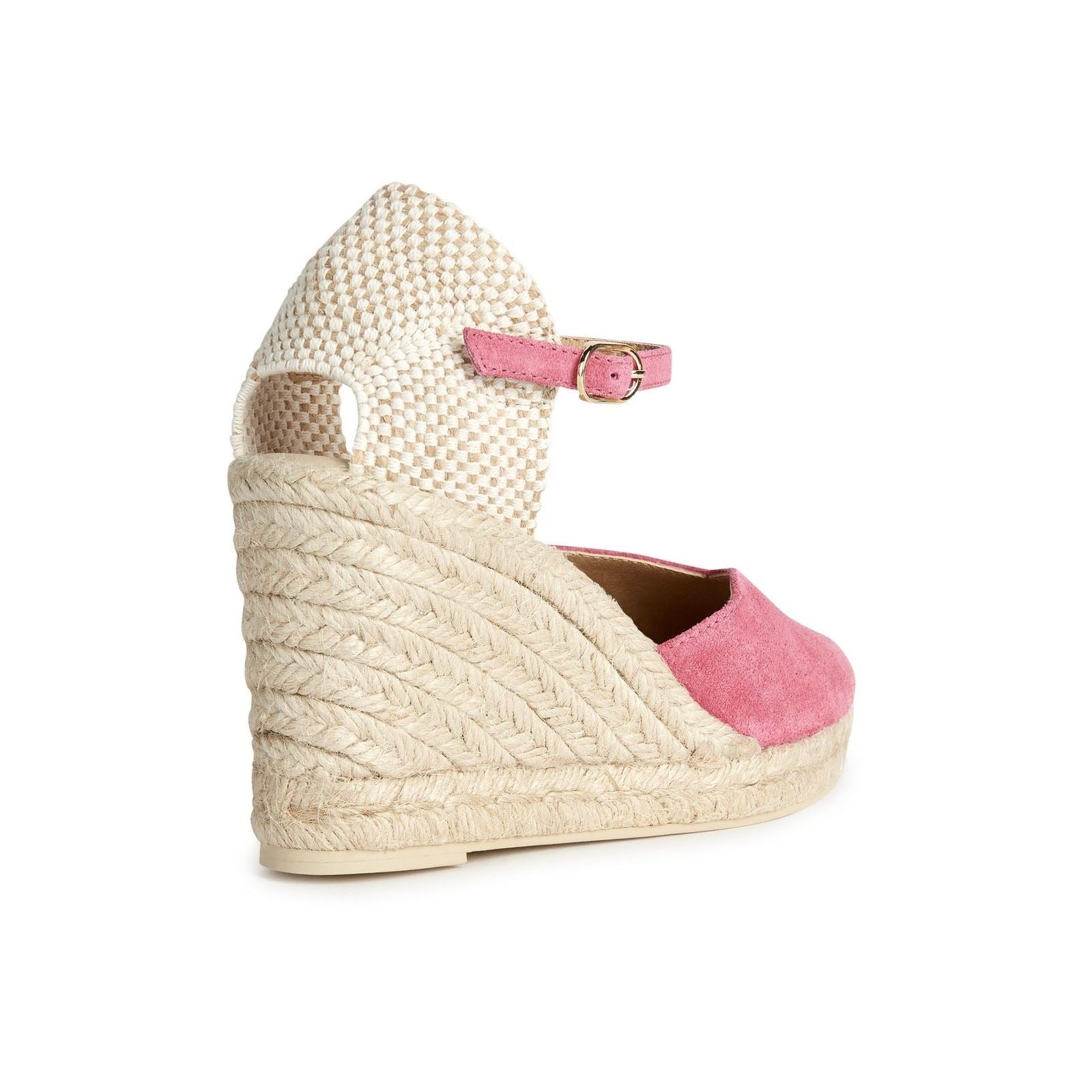Geox D GELSA Sandales En Cuir Pour Femmes Couleur Cyclamen