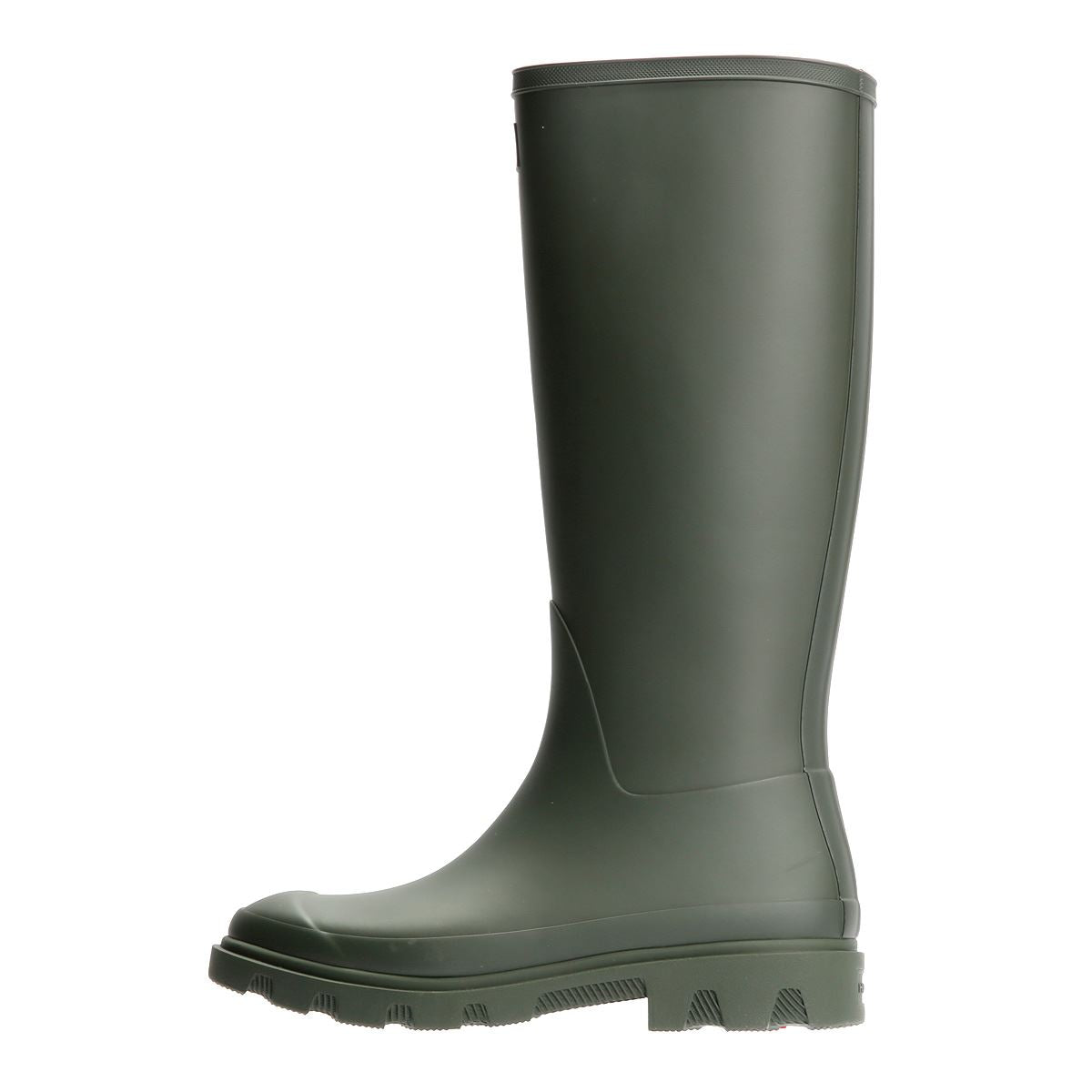 Hunter Downpour Tall Bottes En Caoutchouc Vertes Pour Femmes