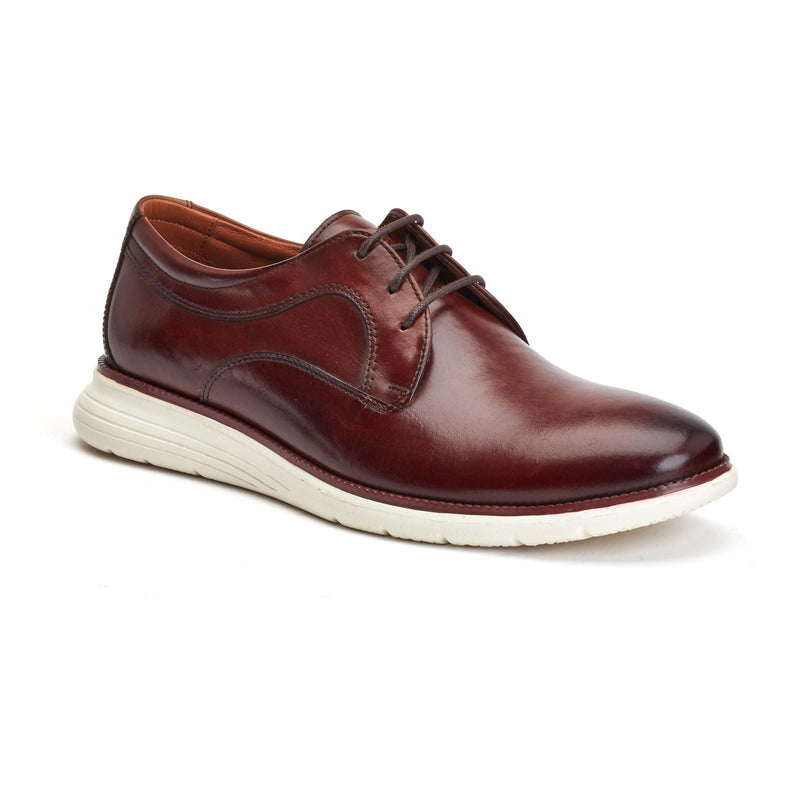Base London Wing Chaussures Derby Pour Hommes En Cuir Marron Brûlé