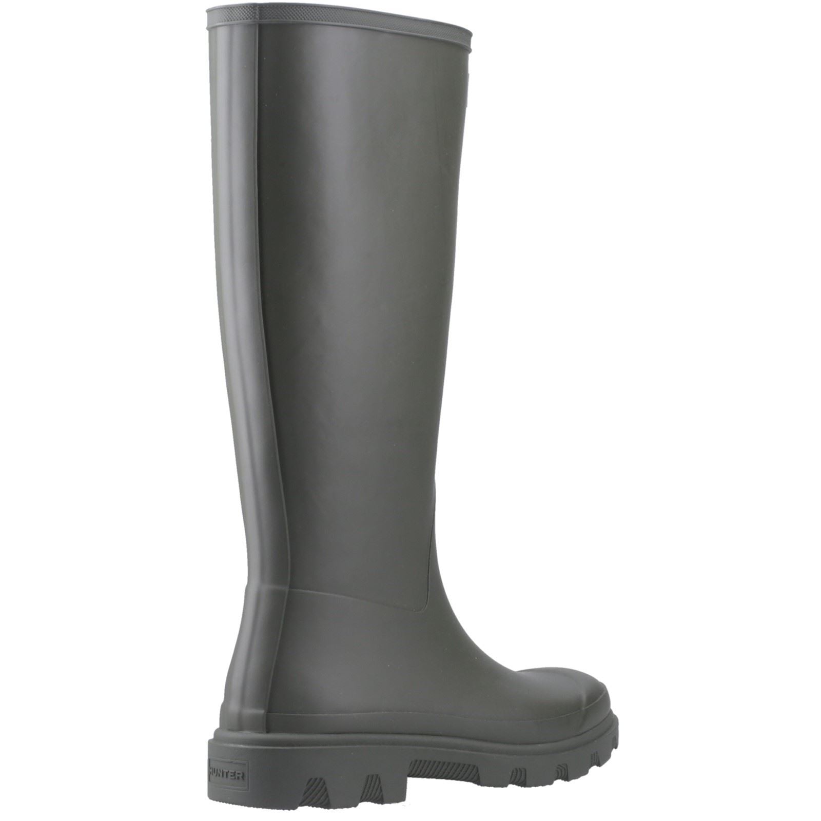 Hunter Downpour Tall Boot Bottes De Pluie Pour Homme En Caoutchouc Vert Olive Foncé