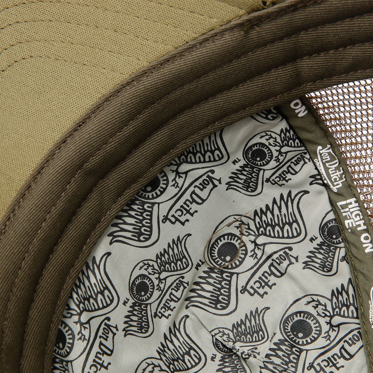 Von Dutch Trucker Tampa Casquettes Kaki En Coton