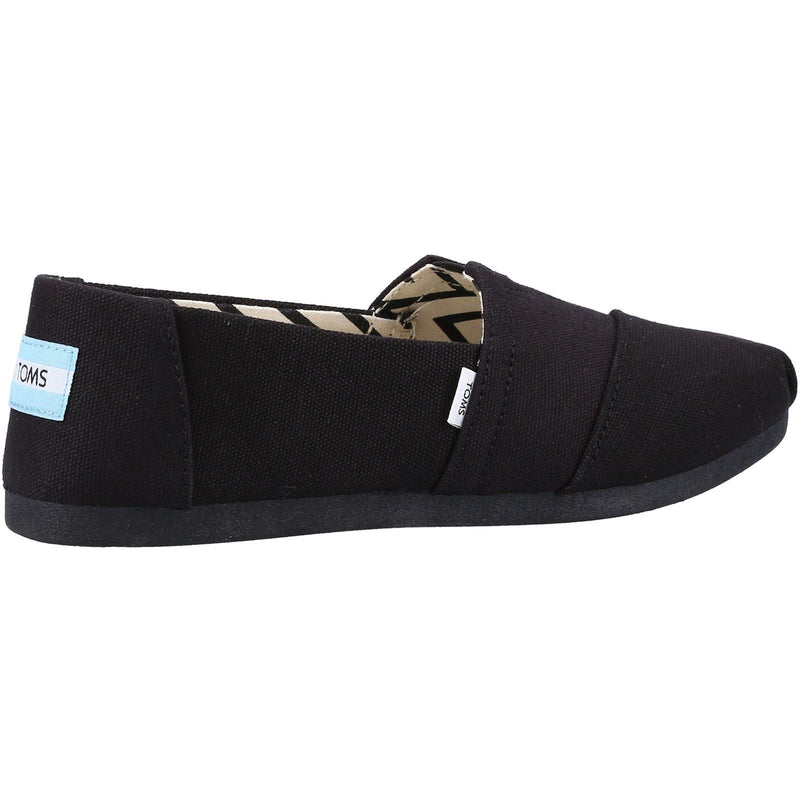 TOMS Alpargata Espadrilles Noires Pour Femmes En 100% Coton