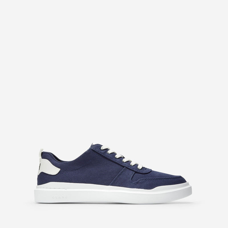 Cole Haan Grandpro Rally CA Baskets En Coton Mélangé Pour Femmes, Bleu Marine/Blanc Optique