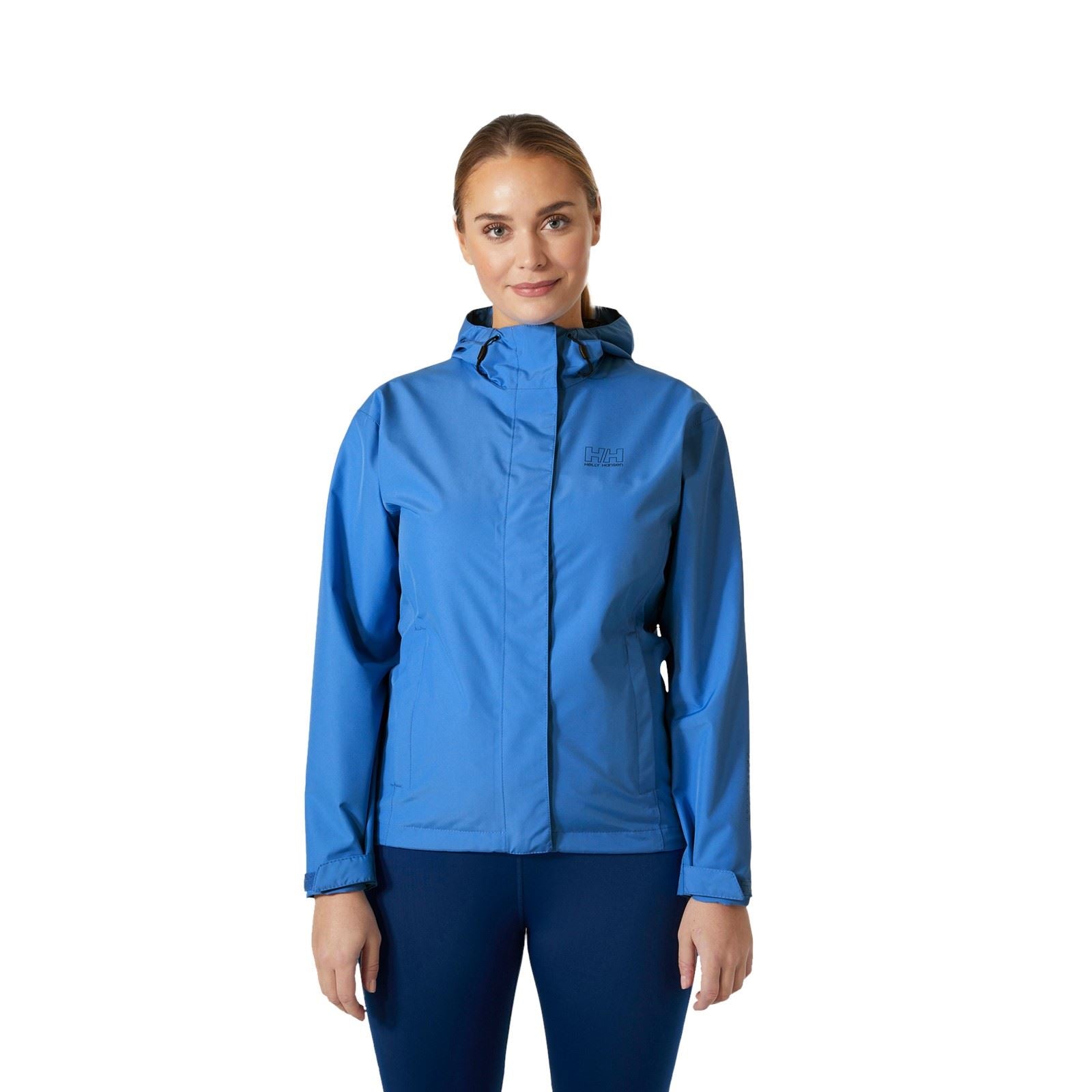 Helly Hansen Sport Seven J Veste De Pluie Bleue Pour Femmes