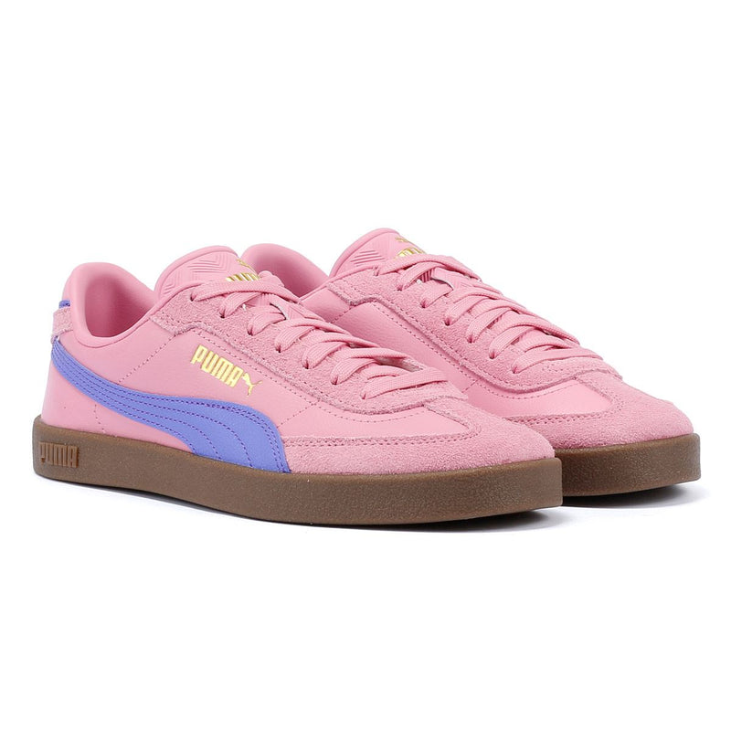 Puma Club II Era Baskets En Daim Rose/Violet Pour Femmes