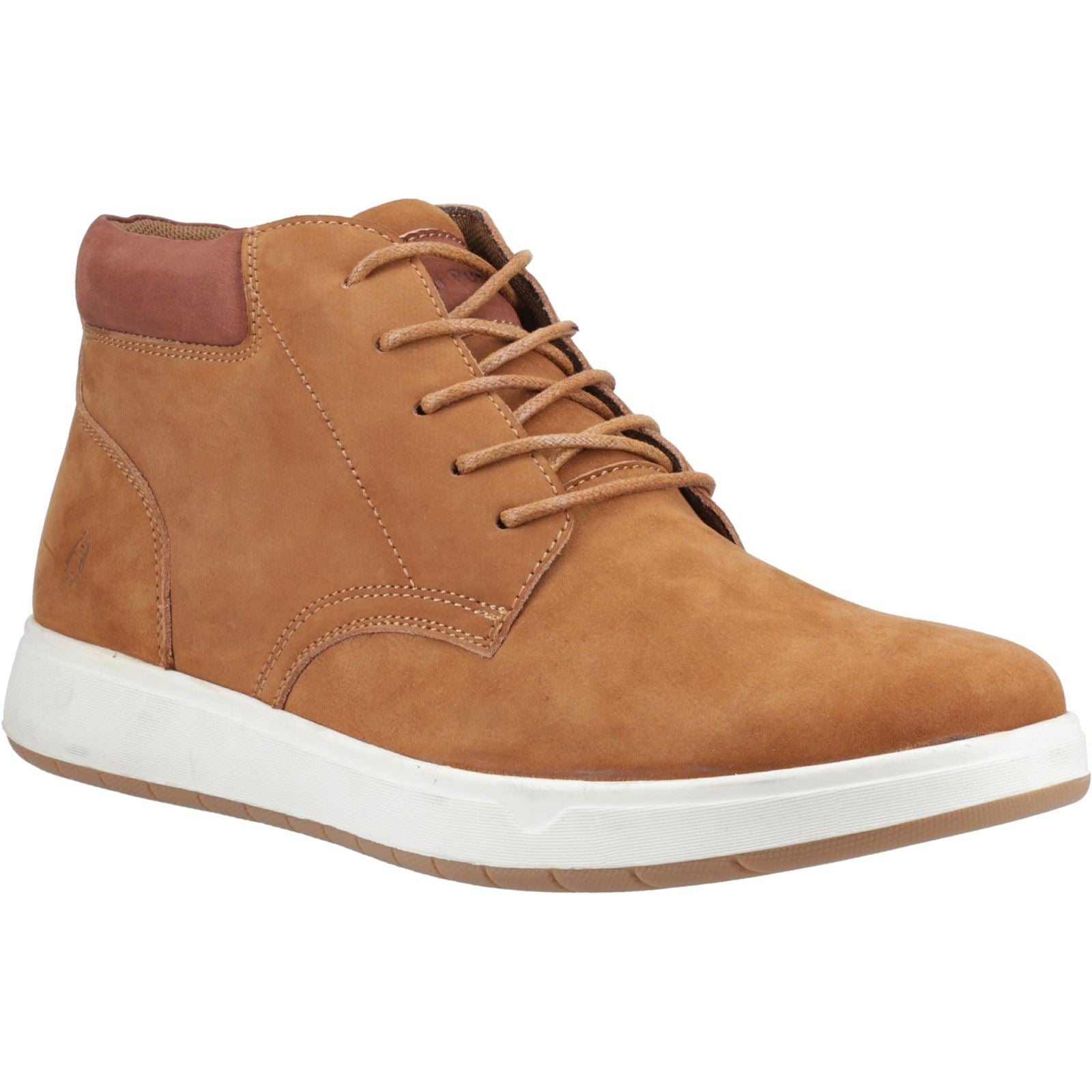 Hush Puppies Bronko Chukka Bottes En Cuir Pour Homme Couleur Tan