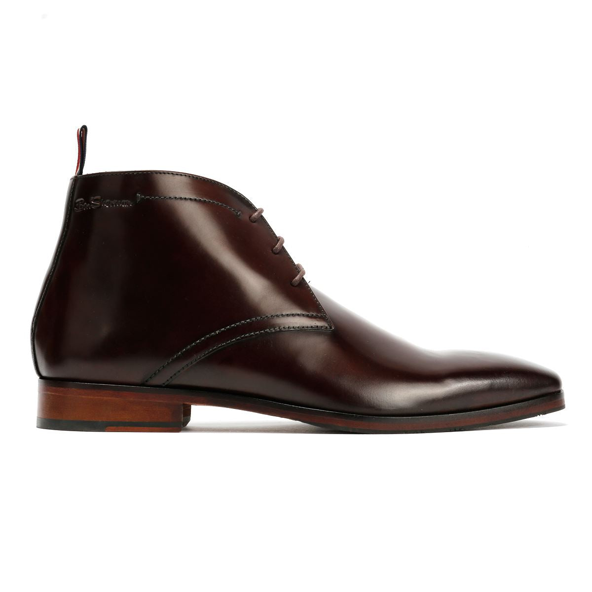 Ben Sherman London Bottes En Cuir Pour Hommes Marron