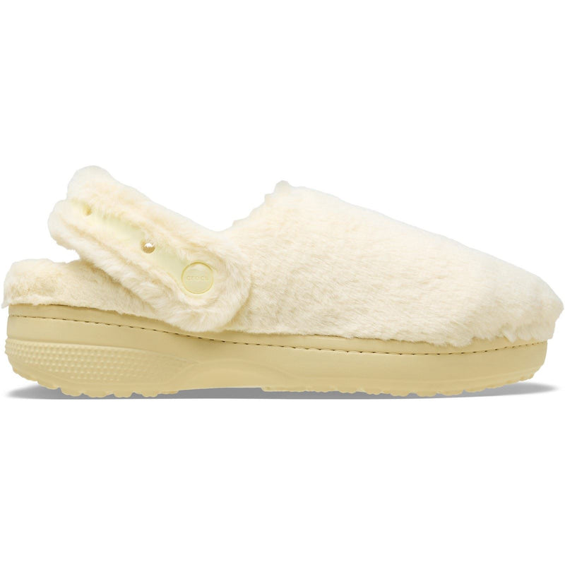 Crocs Classic Unfurgettable Sabots En Polyester Pour Femmes Vanille