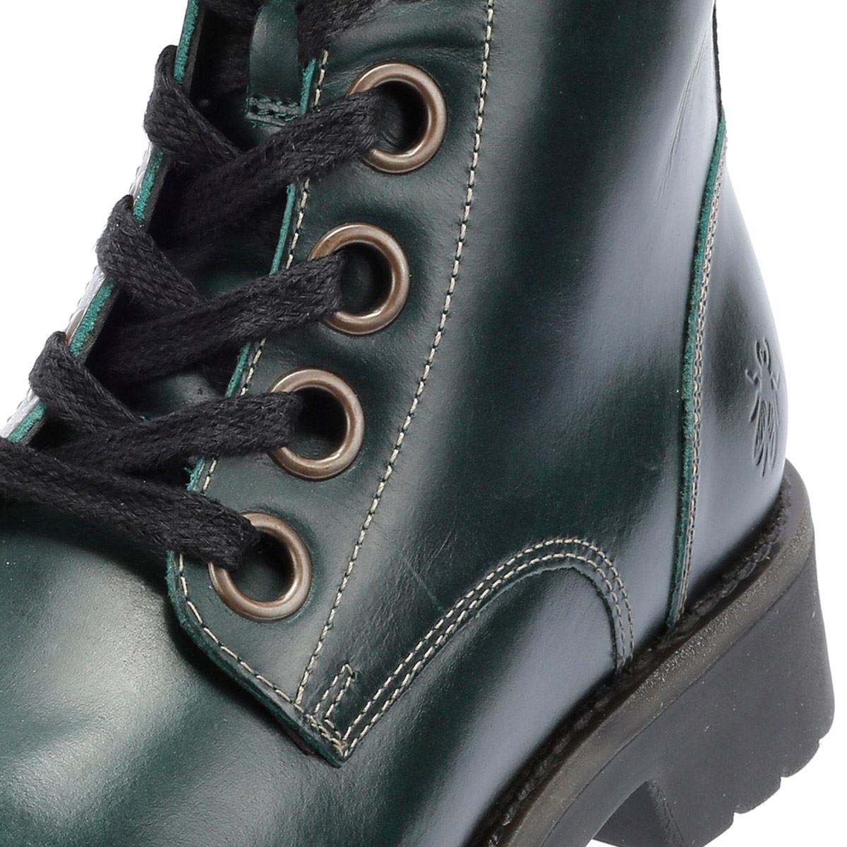 Fly London Ragi Bottes En Cuir Pour Femme Vertes