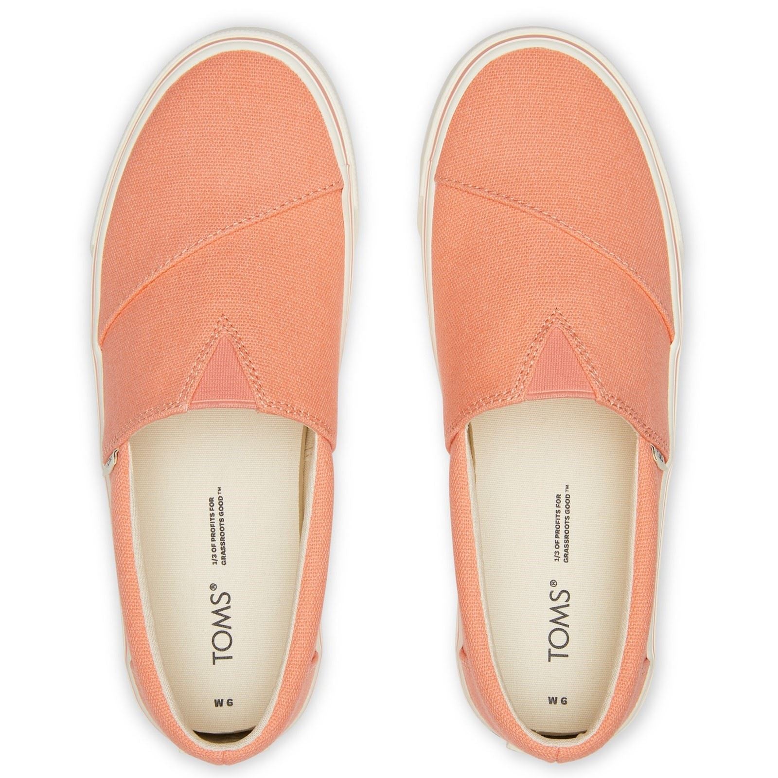 TOMS Alpargata Fenix Slip On Espadrilles Orange Pour Femmes