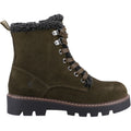 Hush Puppies Aurelia Bottes Khaki Pour Femmes En Suède