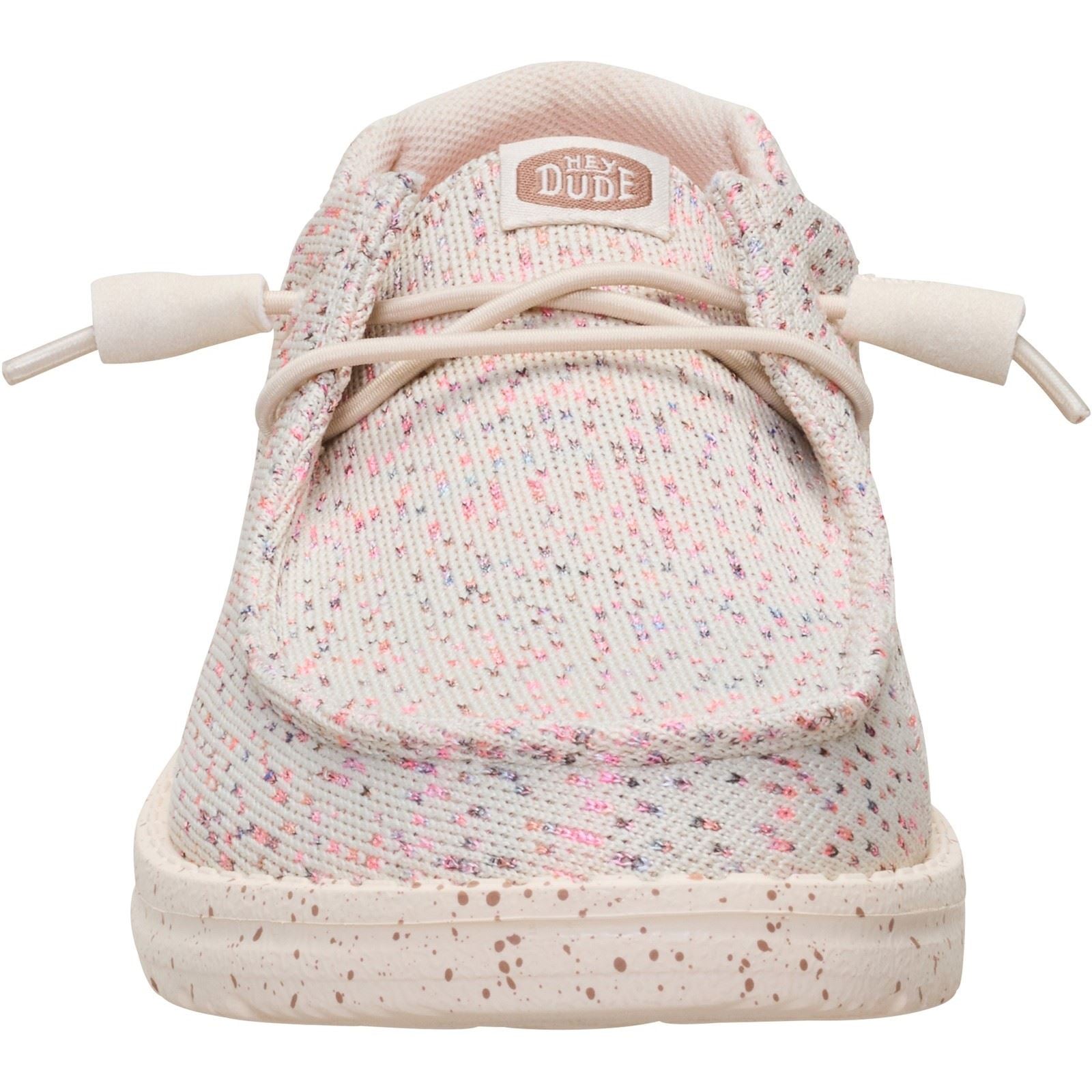HEYDUDE Wendy Stretch Mocassins En Polyester Pour Femmes Taupe/Multi