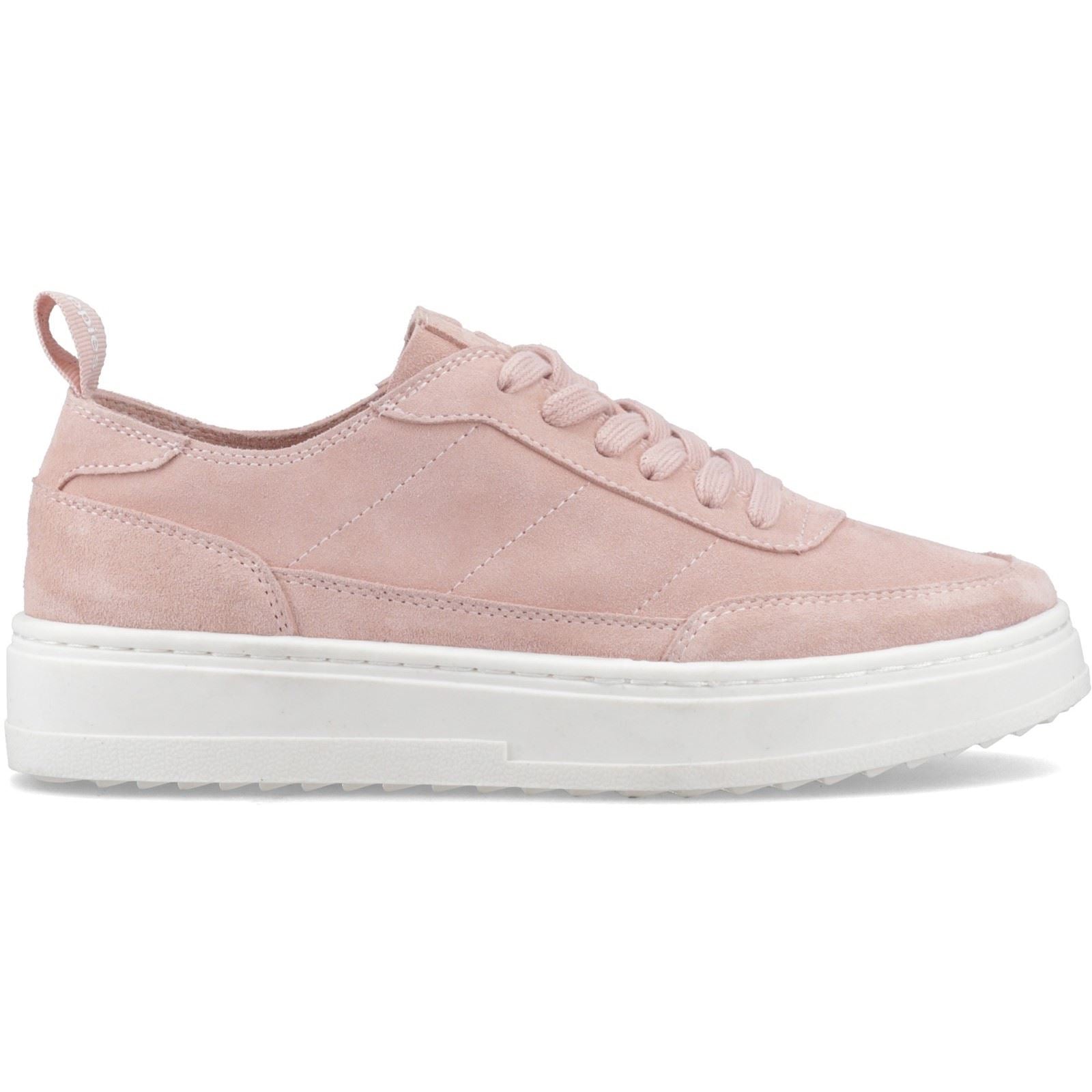 Hush Puppies Nesta Baskets Roses En Cuir Pour Femmes
