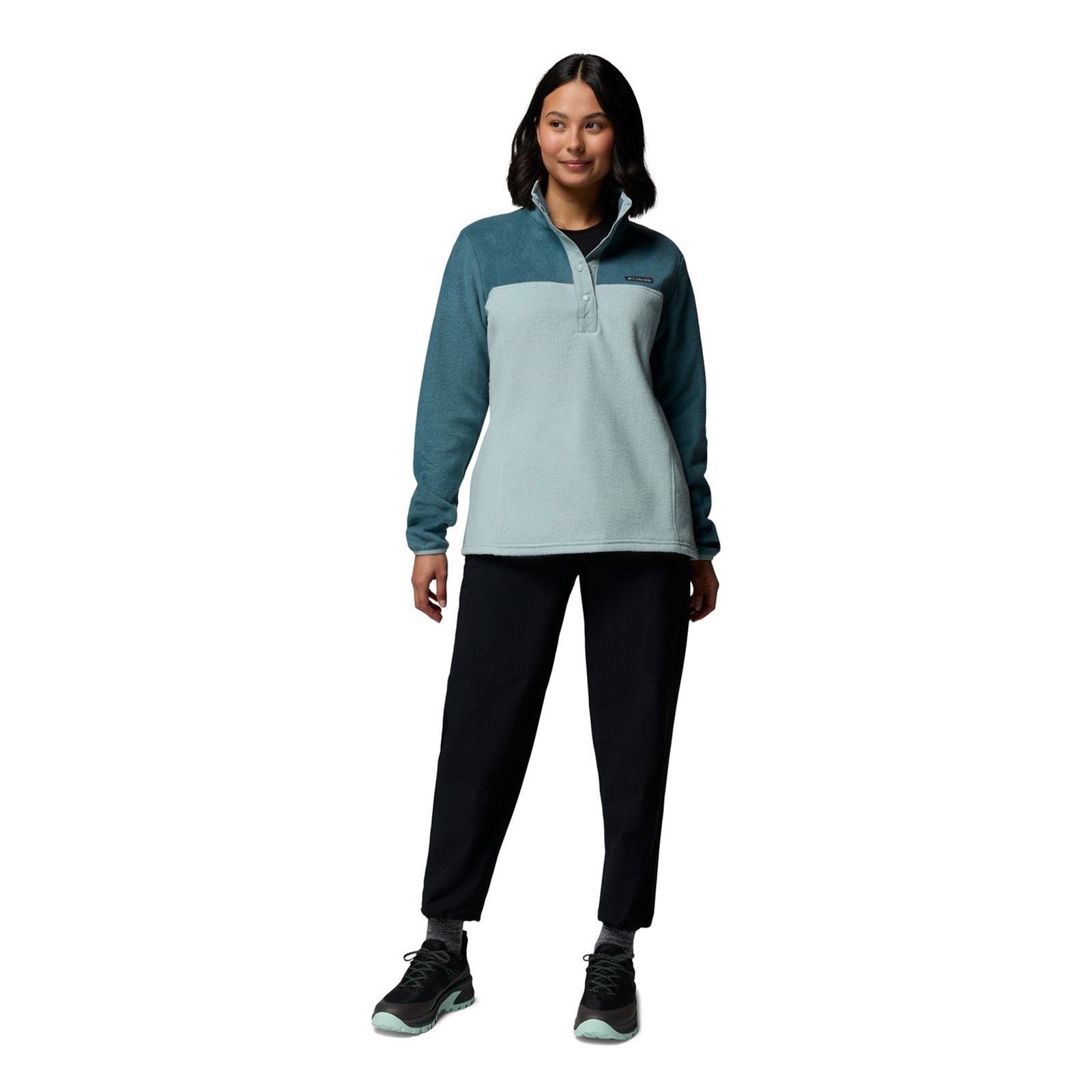 Columbia Benton Springs 1/2 Snap Pull Over II Pull-Over Bleu En Polyester Pour Femmes