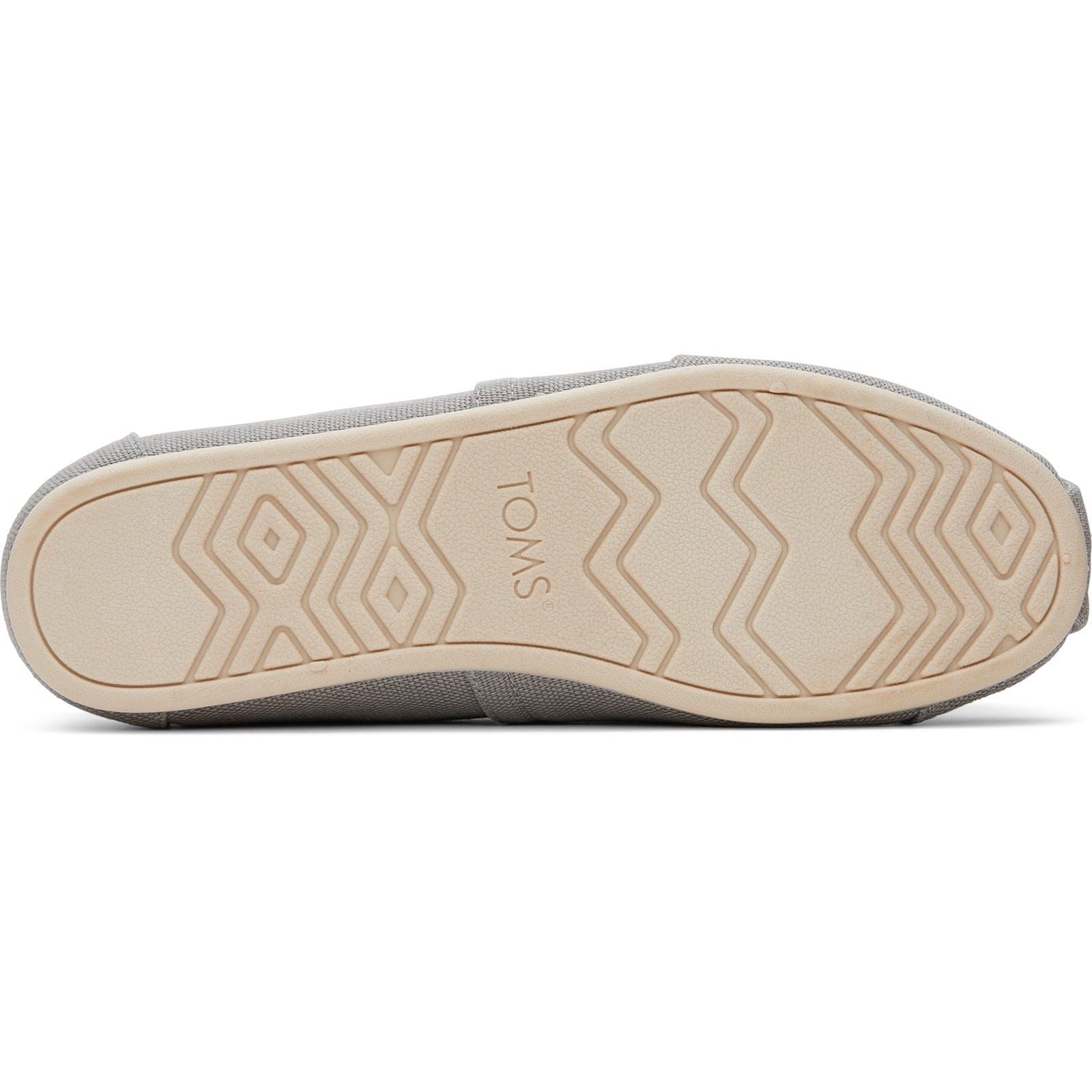 TOMS Alpargata Classic Espadrilles En Coton Pour Hommes Gris Craie