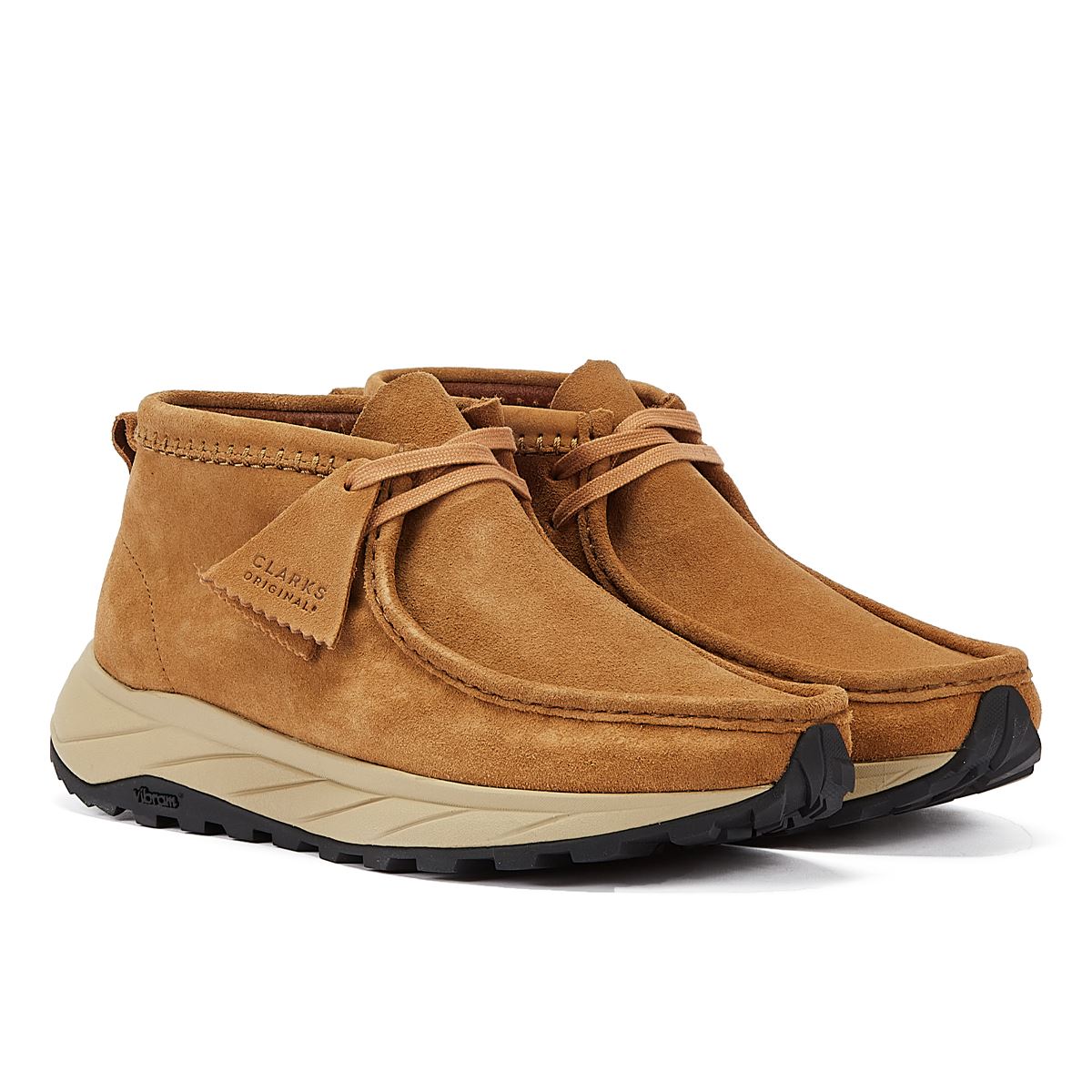 Clarks Originals Wallabee Eden Suede Chaussures à lacets marron pour hommes
