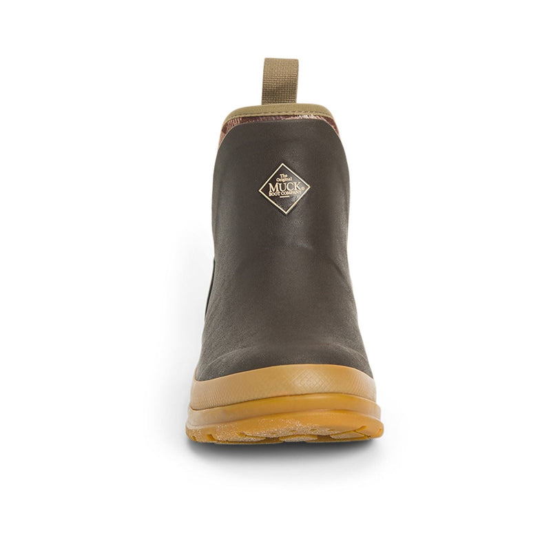 Muck Boots Originals Ankle Bottes En Caoutchouc Marron/À Carreaux/Gomme Wellington