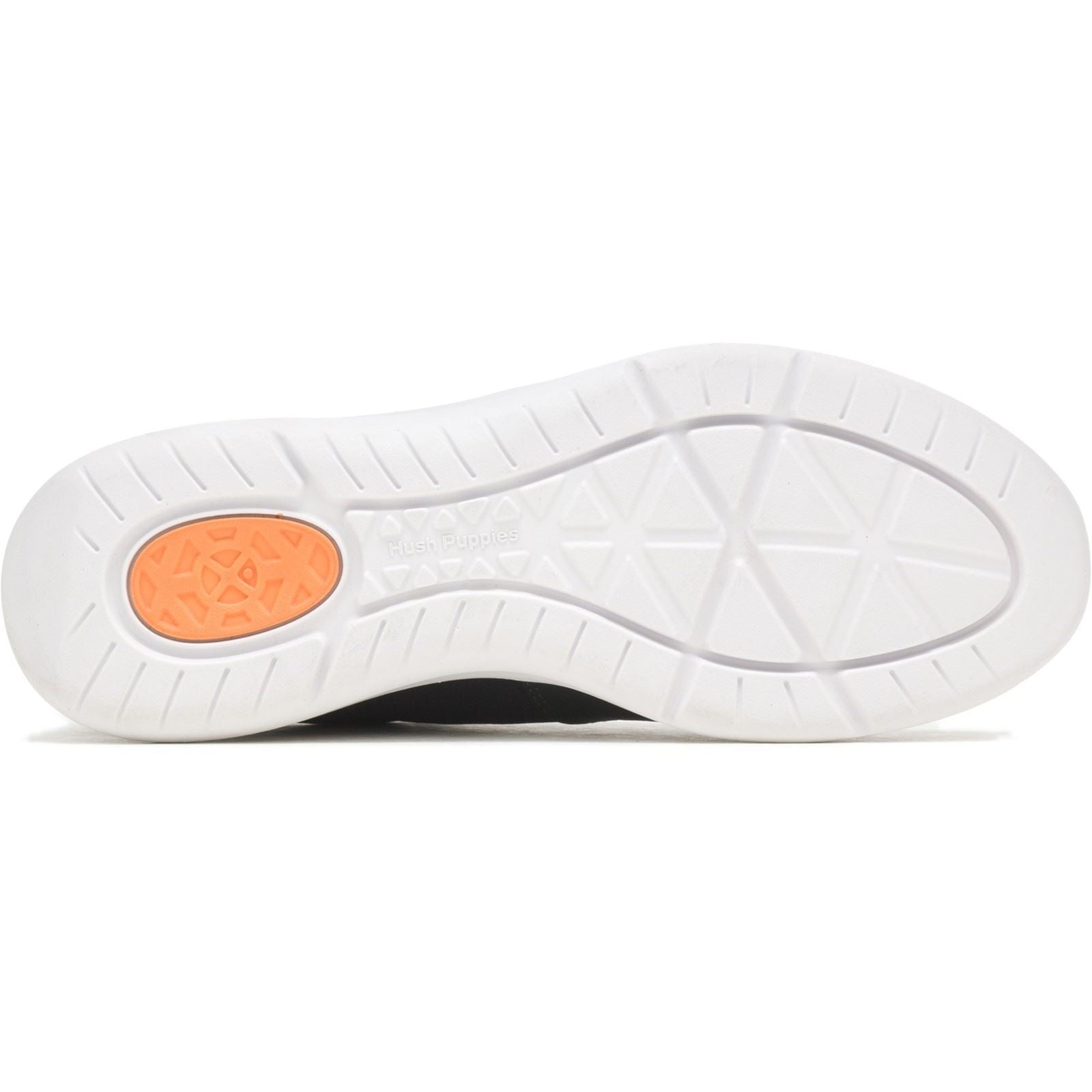 Hush Puppies Elevate Baskets Noires En Cuir Pour Hommes