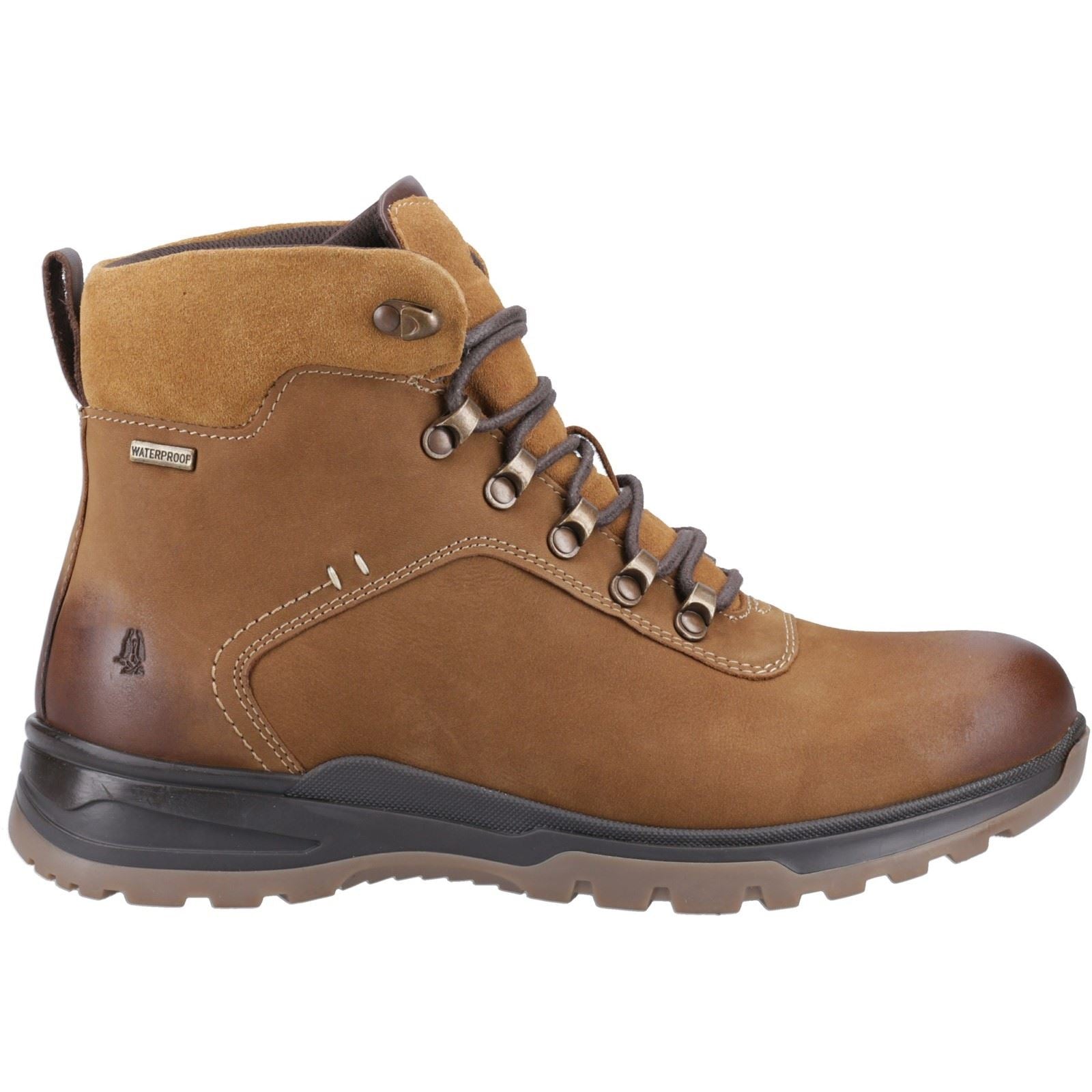 Hush Puppies Paul Bottes En Cuir Pour Homme Marron Clair