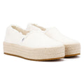 TOMS Valencia Espadrilles Blanches Pour Femme En Toile
