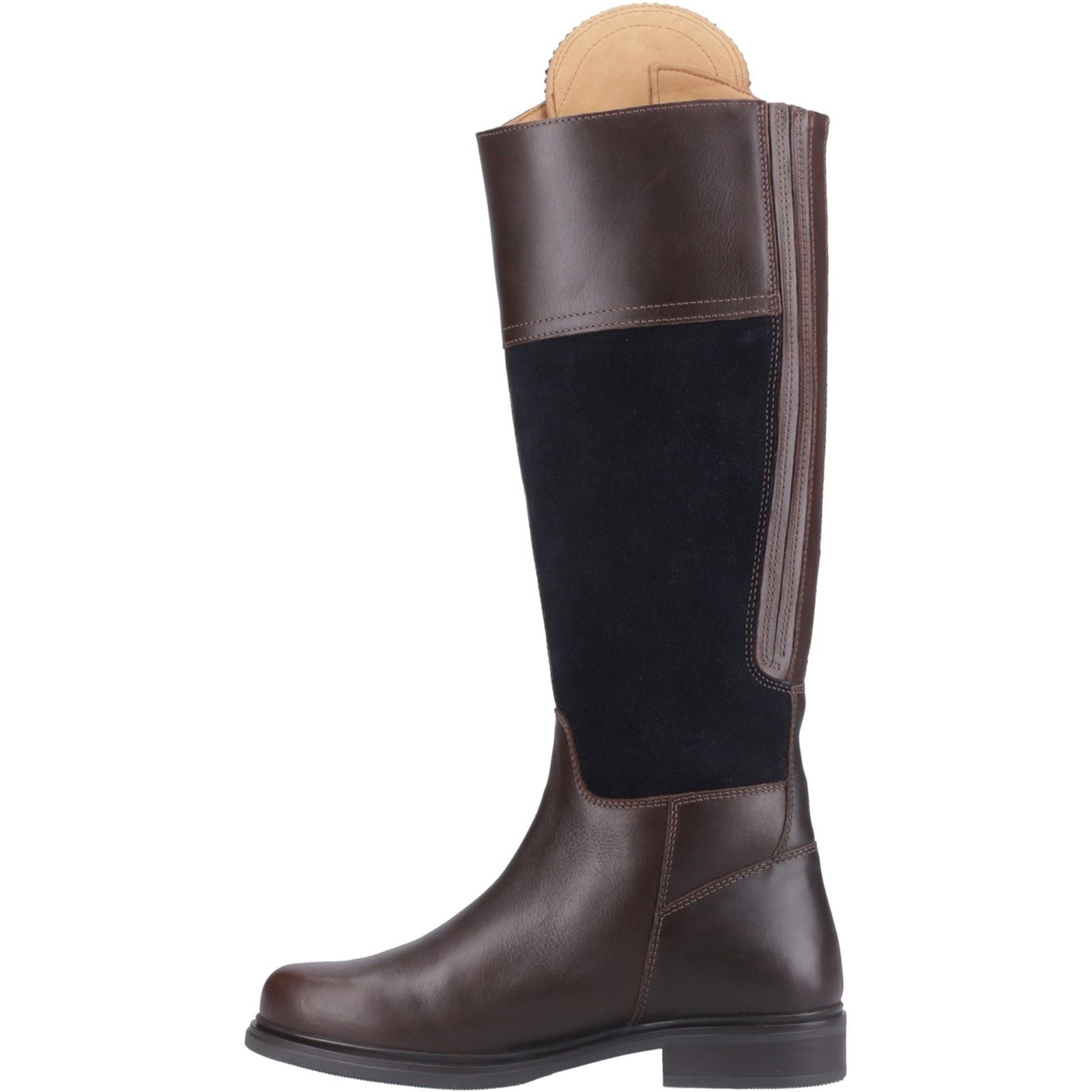 Cotswold Buscot Bottes En Cuir Pour Femmes Marron/marine